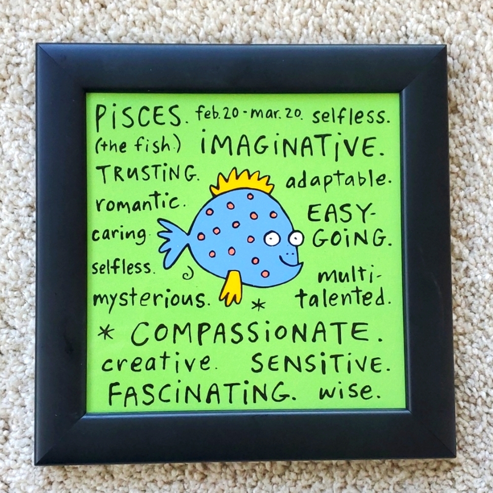 Decorative zodiac tile